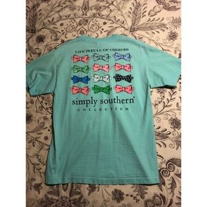 Simply Southern Bow Tie T-shirt